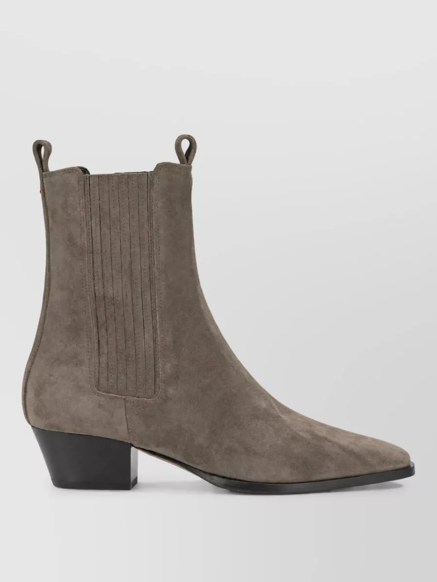 Aeyde Suede Leather Ankle Boots