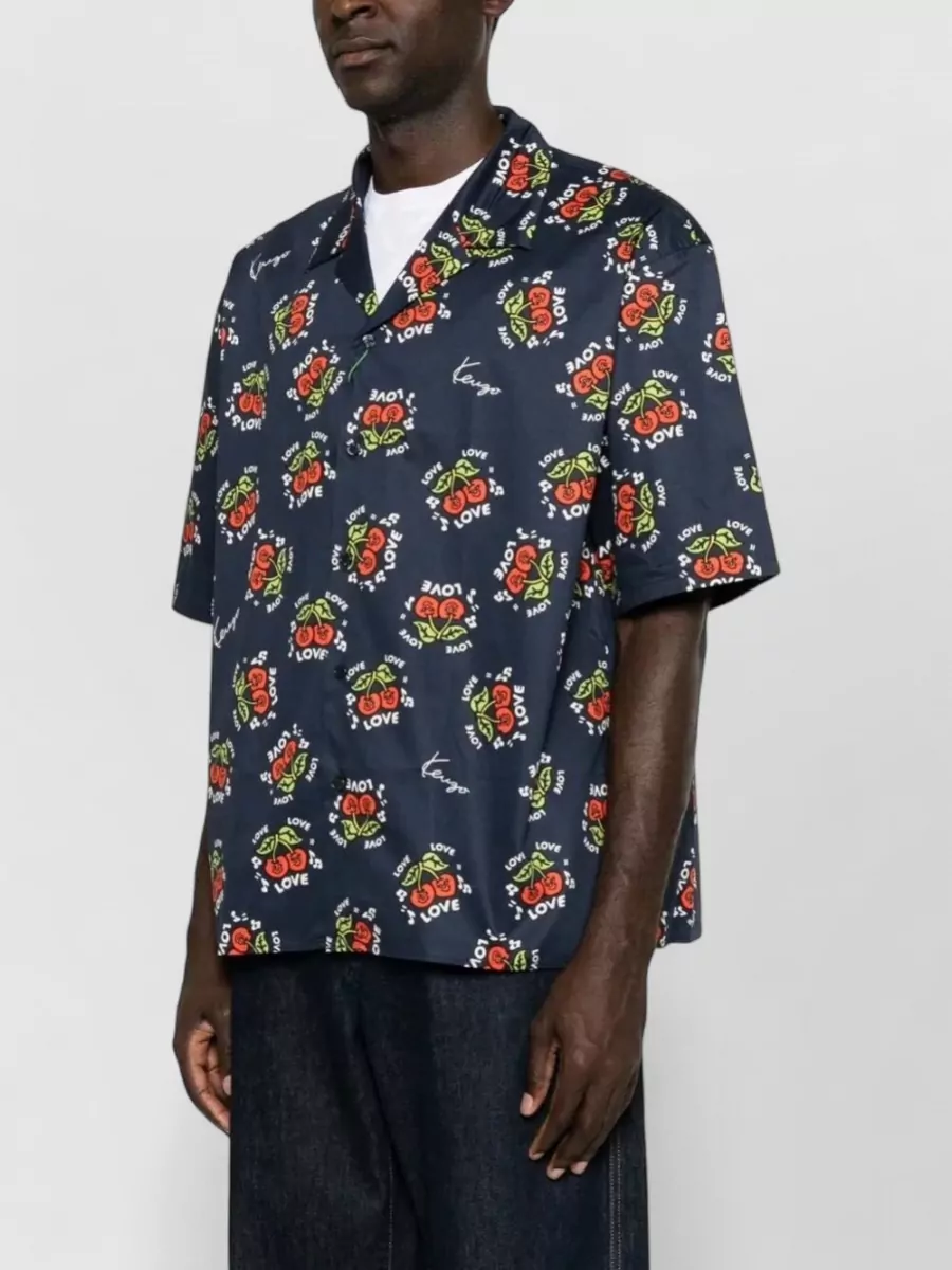 Kenzo Printed Short-Sleeve Shirt