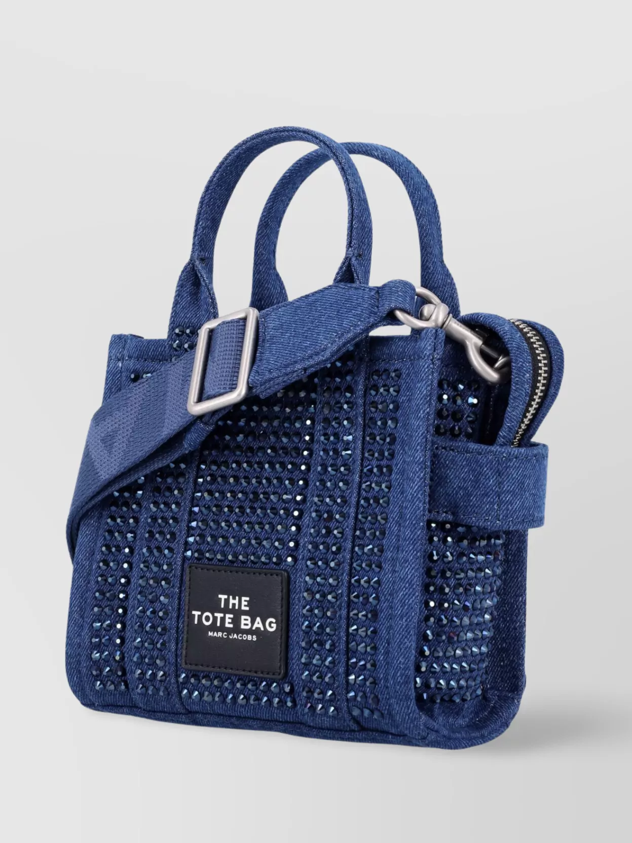 Marc Jacobs Crystal Embellished Crossbody Tote With Top Handles