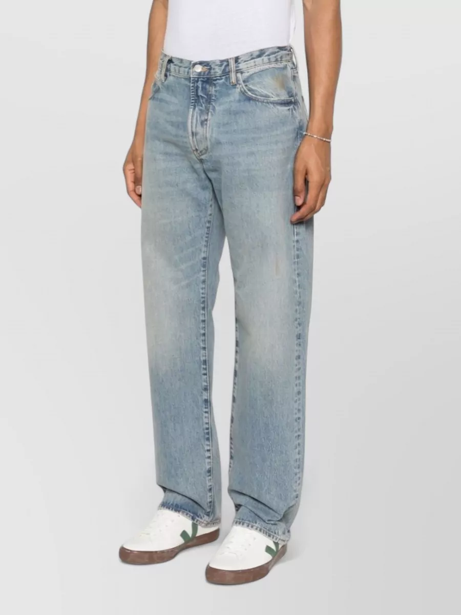 Emporio Armani Denim Low-Rise Tapered Jeans