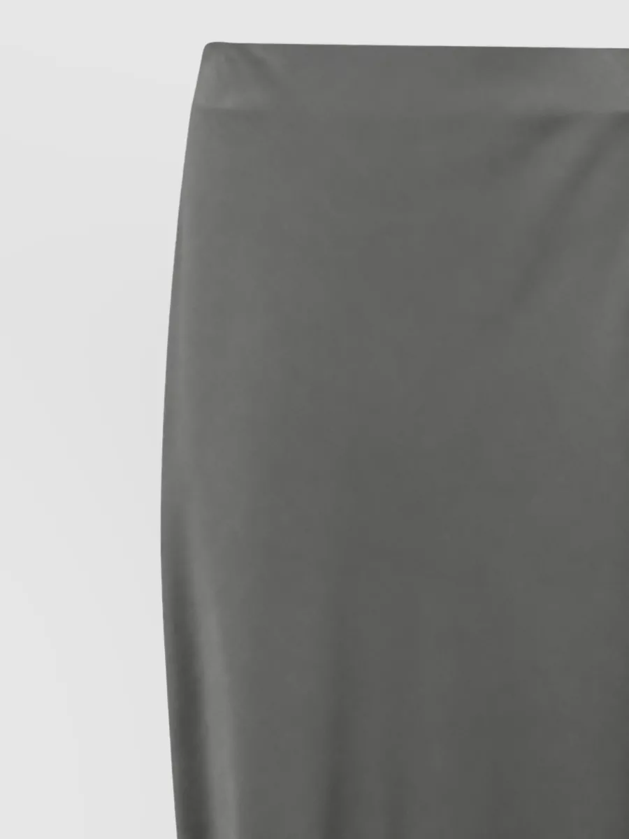 Brunello Cucinelli Satin Midi Straight Skirt