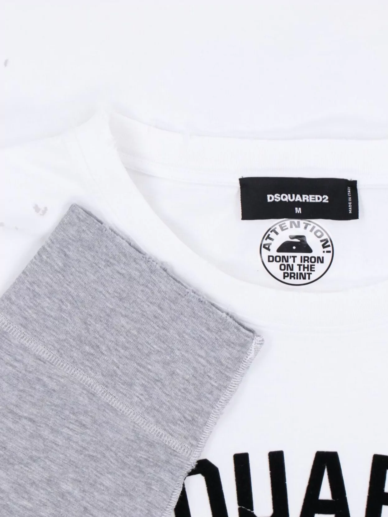 Dsquared2 Block Design Crew Neck Graphic Print