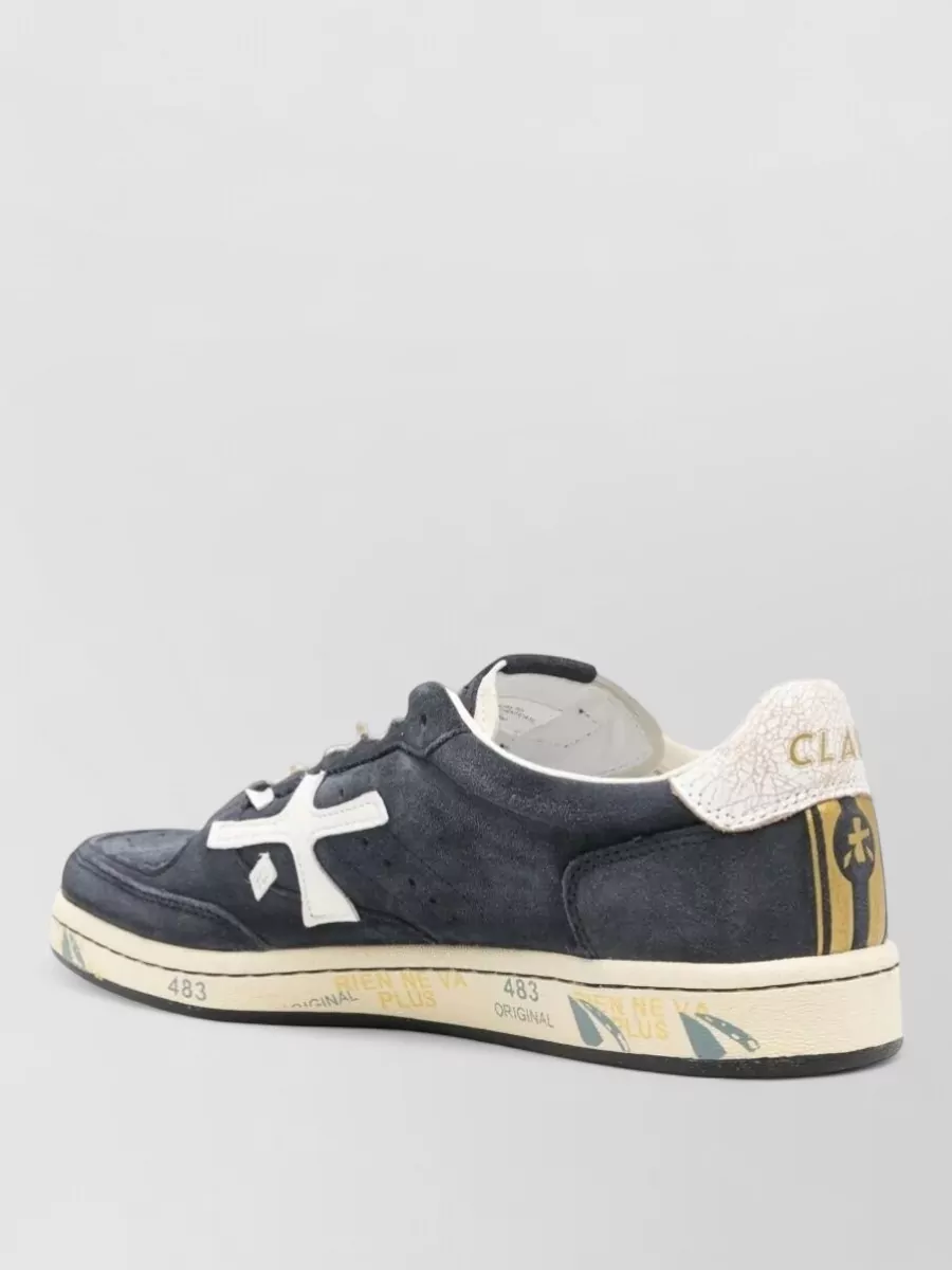Premiata Leather Low-Top Sneakers