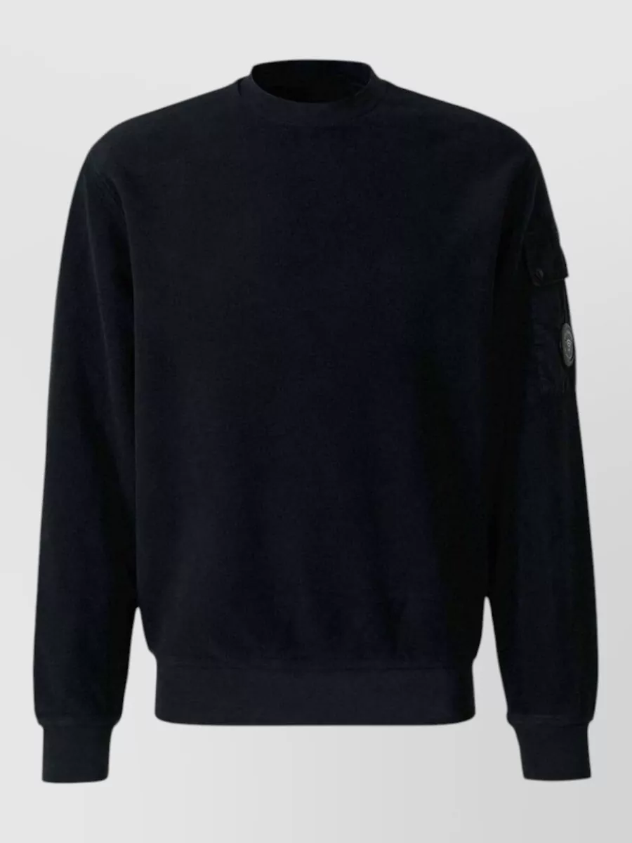 C.P. Company Cotton ribbed crewneck sweatshirt