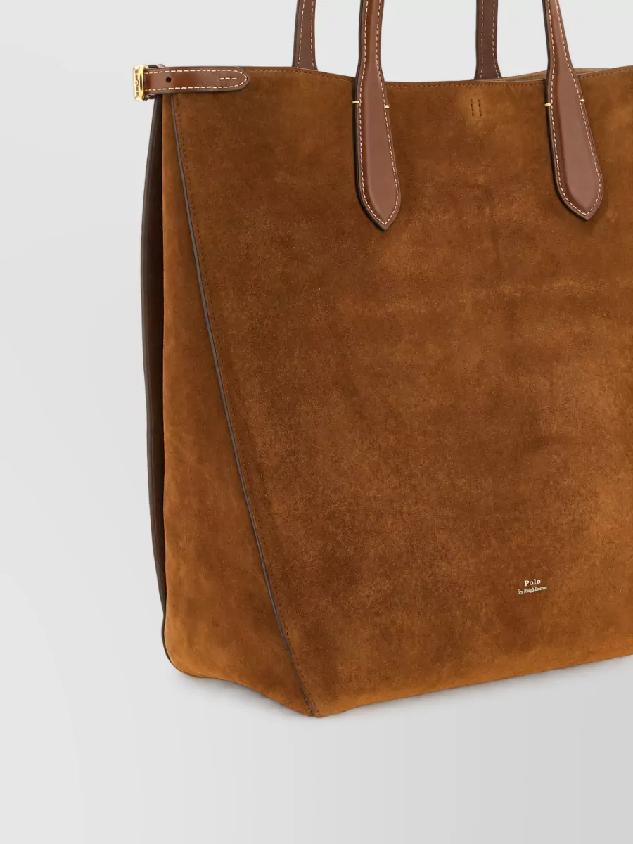 Polo Ralph Lauren Leather Tote Bag