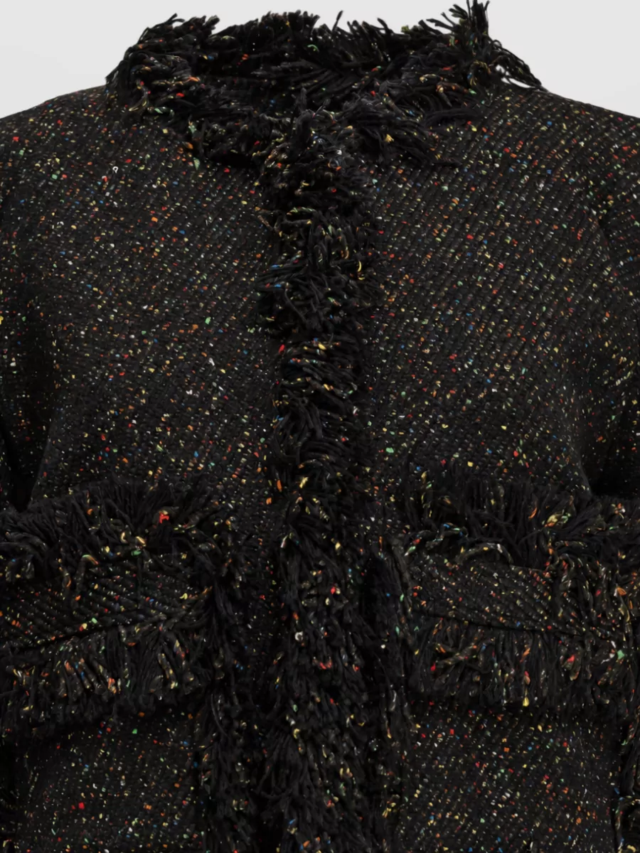 Sacai Silk oversized coat