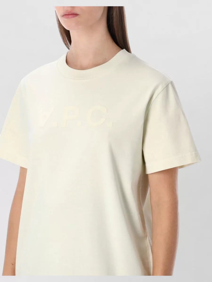 A.p.c. Crew Neck Short Sleeve T-Shirt Design