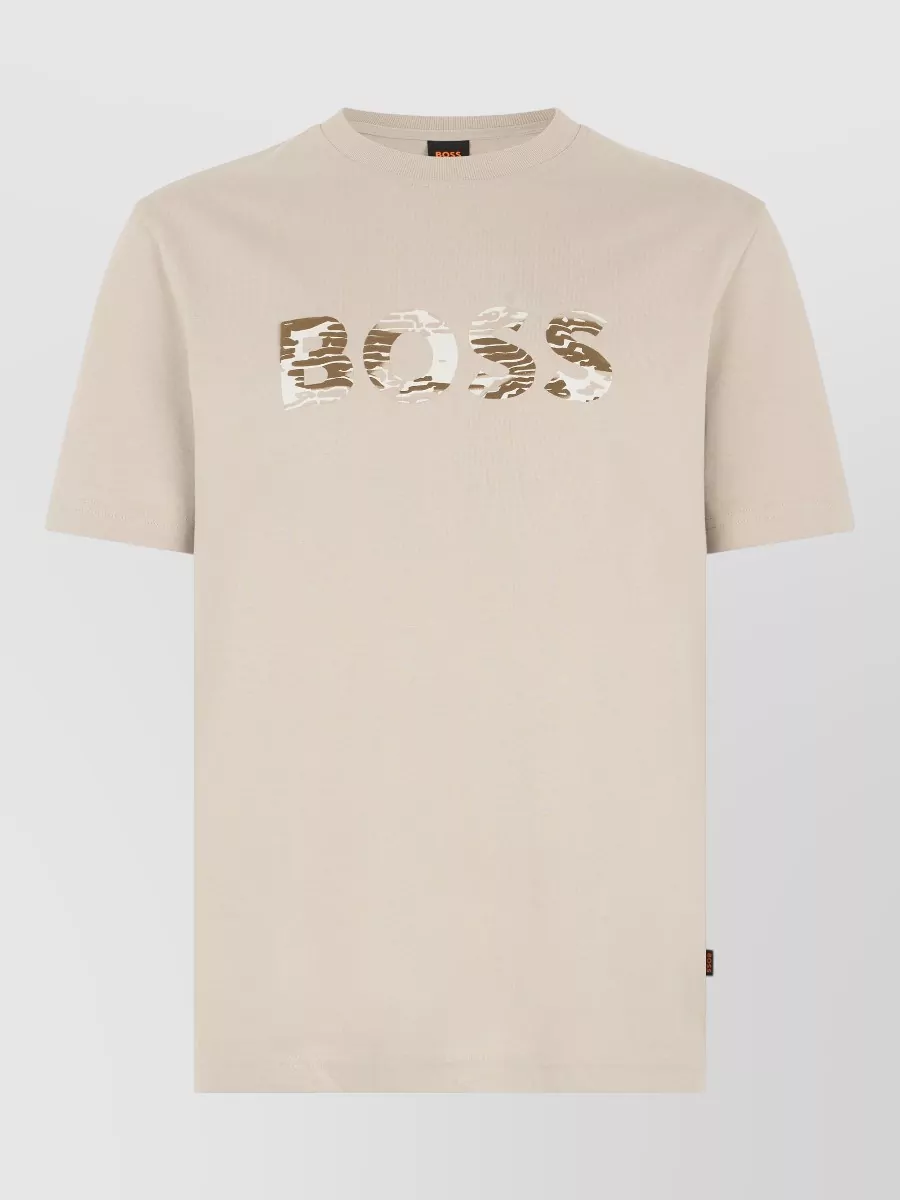 Boss cotton printed short-sleeve t-shirt