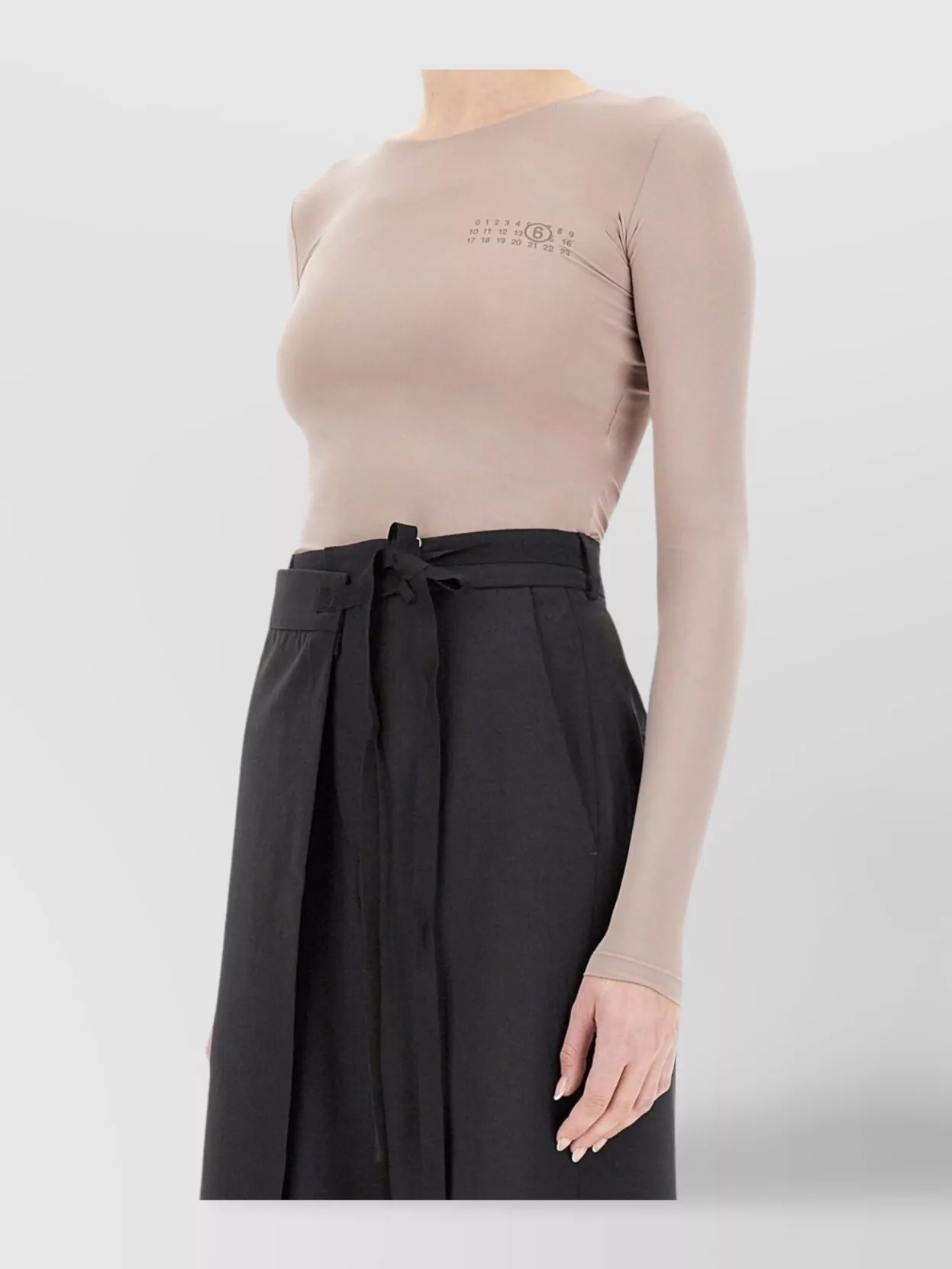 Mm6 Maison Margiela Slim Fit Body Top