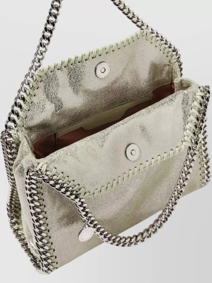 Stella Mccartney Falabella Mini Metallic Tote Bag