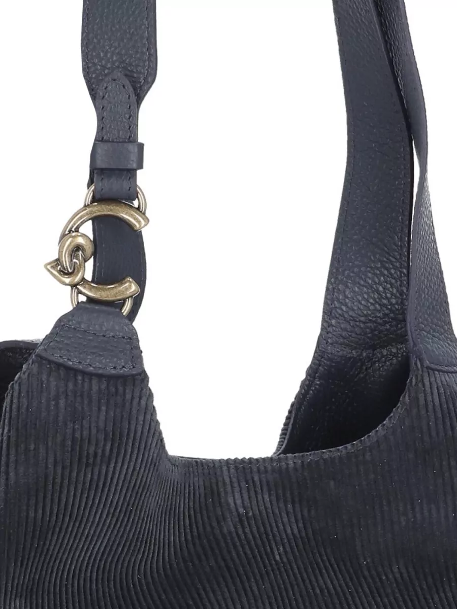 Coccinelle Corduroy Shoulder Bag