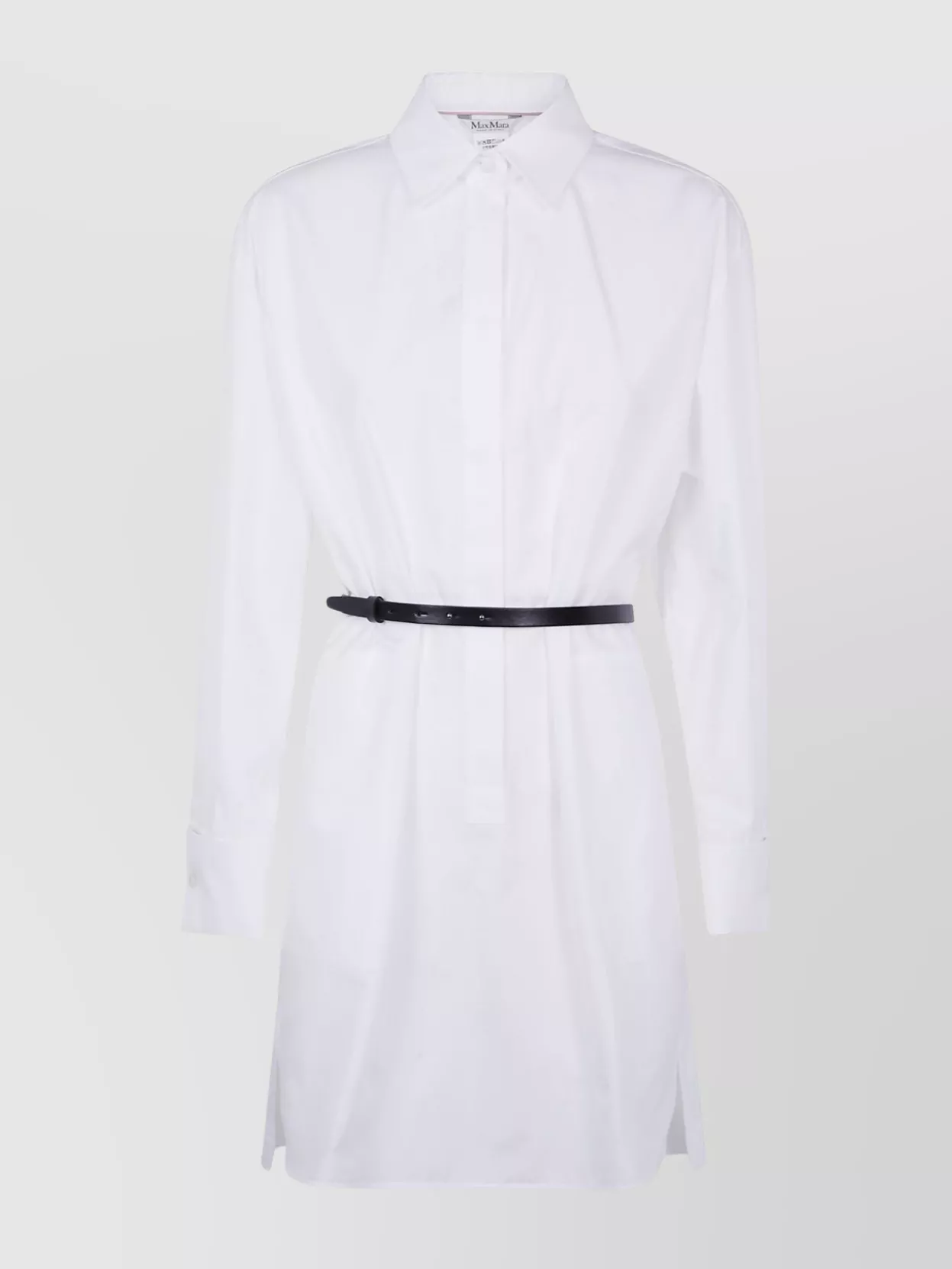 Max Mara Oversized Mini Dress Belted Waist