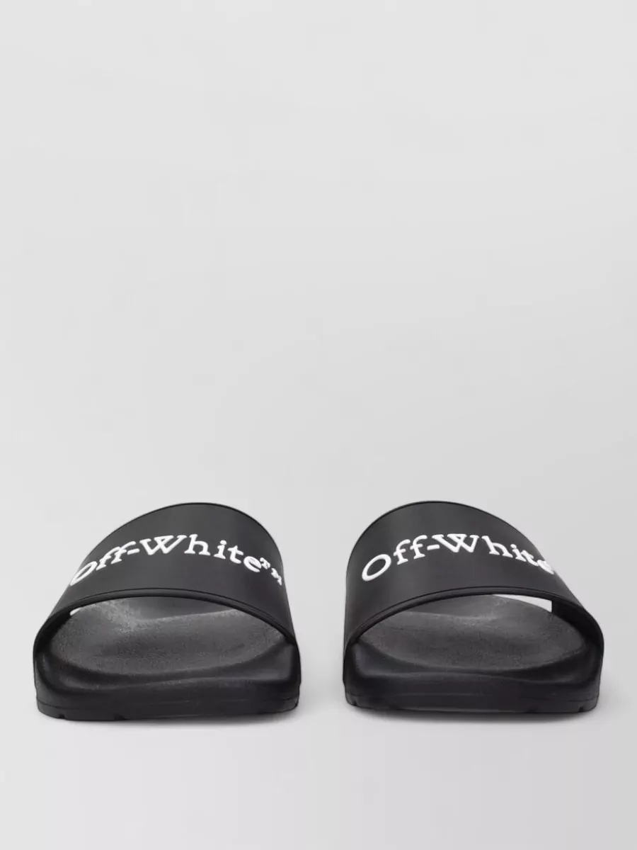 Off-White cotton slides