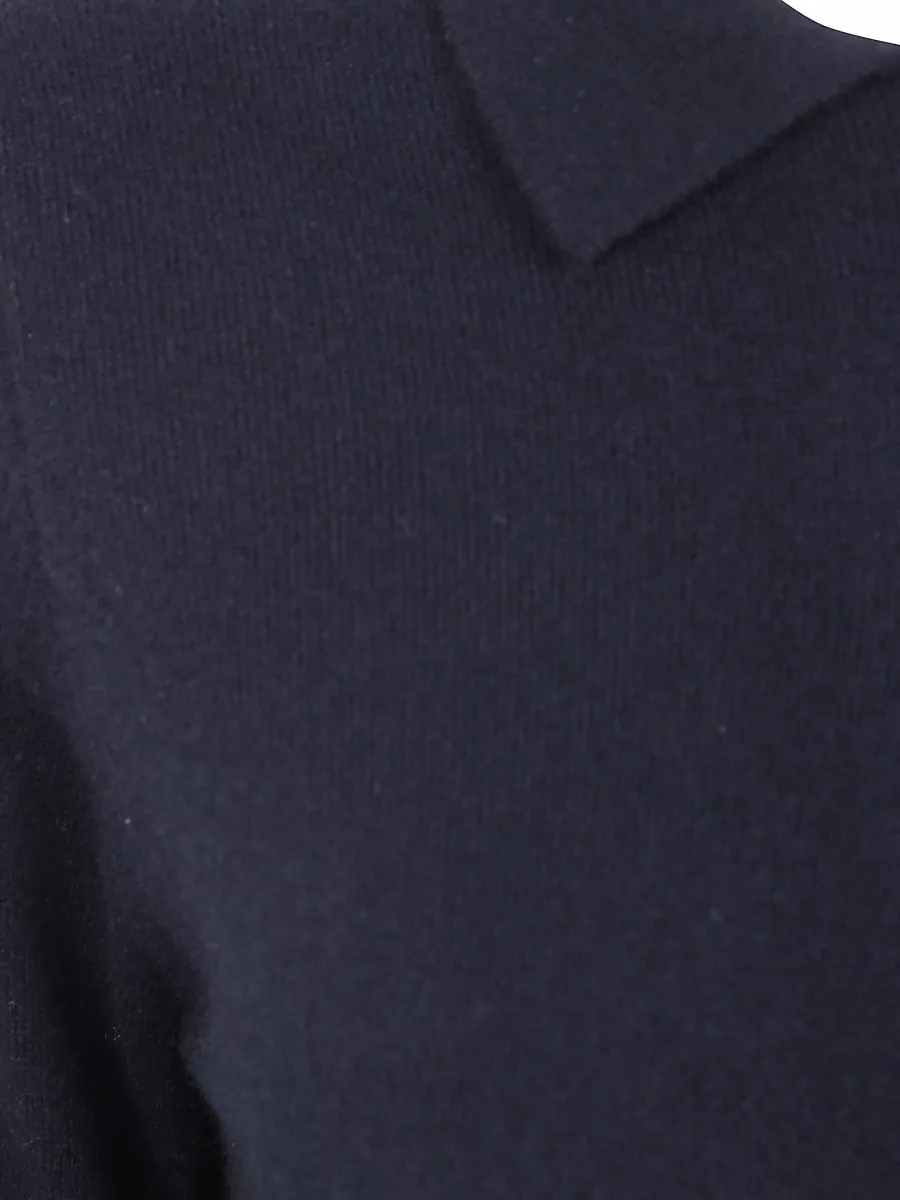 Drhope Cashmere Long-Sleeve Polo Jumper