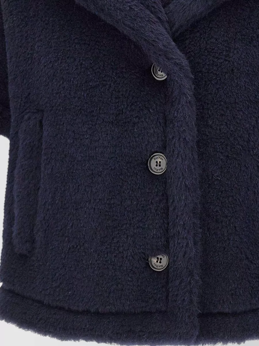 Max Mara Teddy Cape Alpaca Cashmere Silk Blend