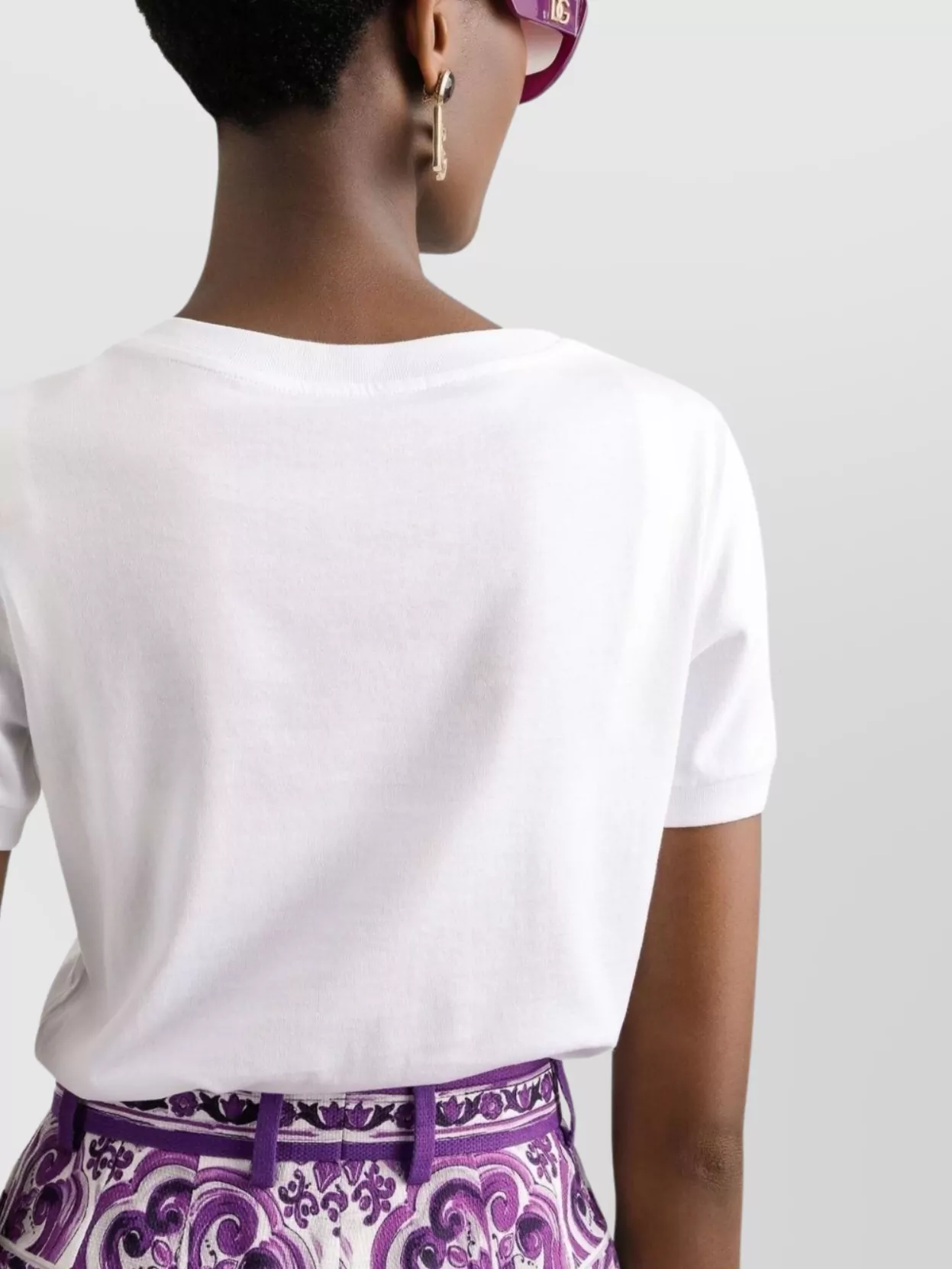 Dolce&Gabbana Crew Neck Short Sleeve T-Shirt Size 40