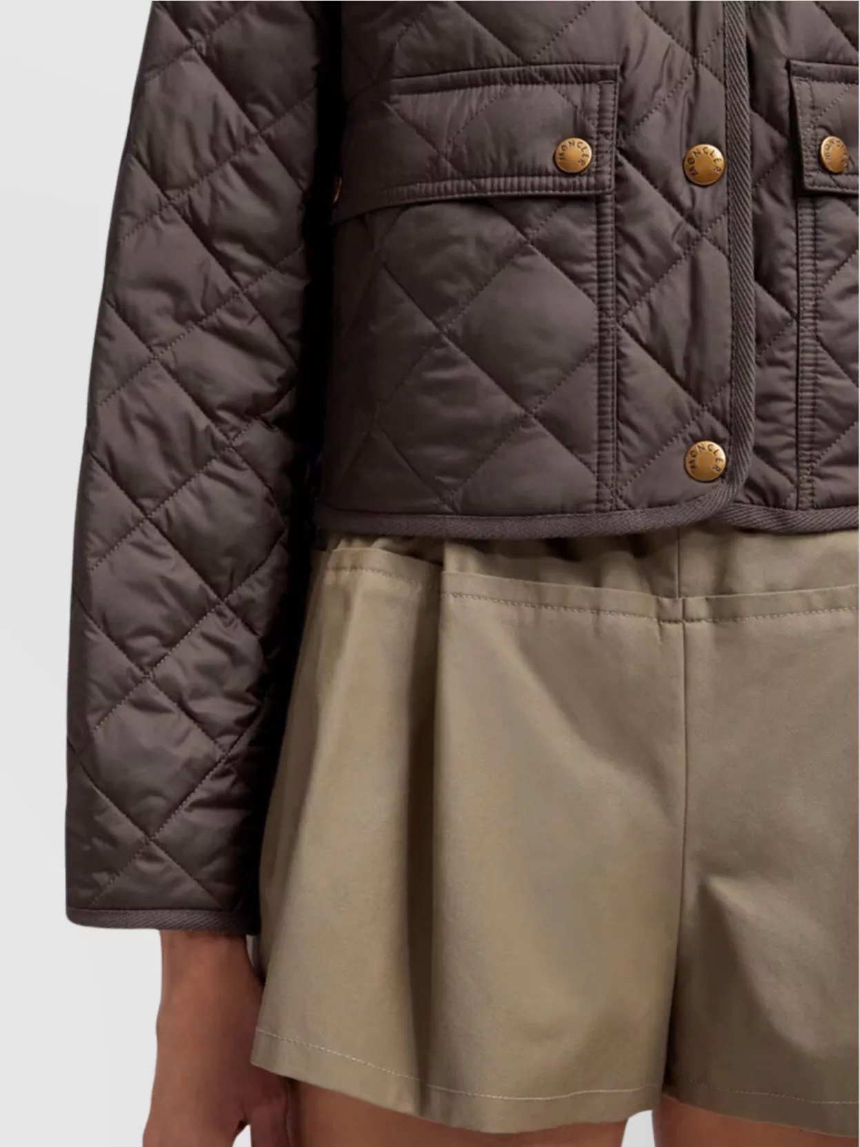 Moncler Padded Jacket With Quilted Design And Pockets
