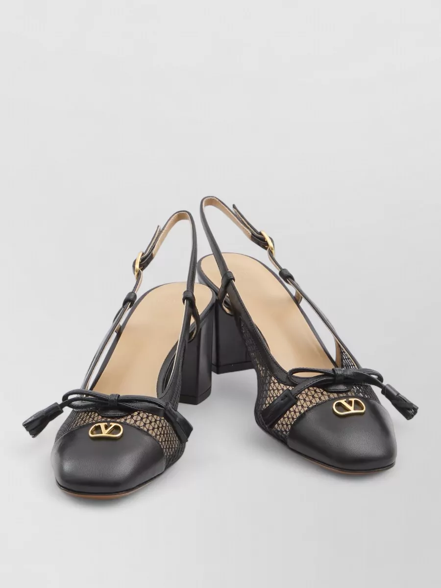 Valentino Garavani Leather Slingback Pumps