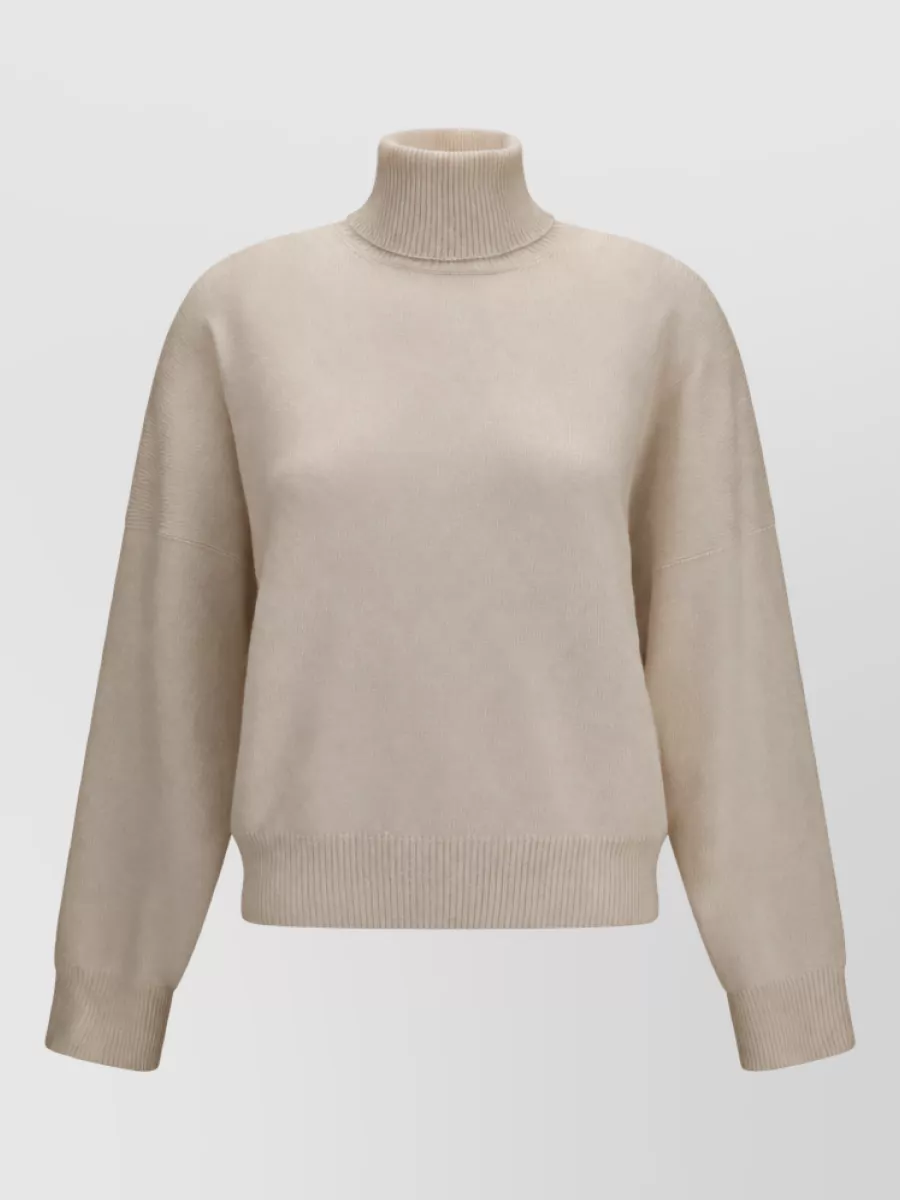 Brunello Cucinelli Cashmere cropped turtleneck sweater