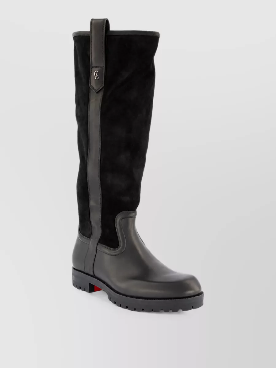 Christian Louboutin Leather slouch boots