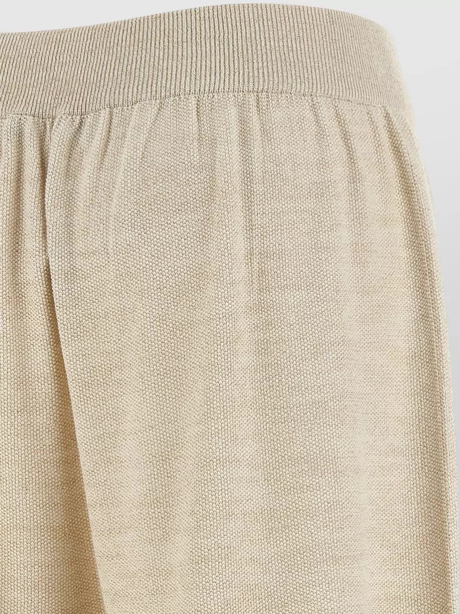 Fabiana Filippi Lamé Wide-Leg Trousers