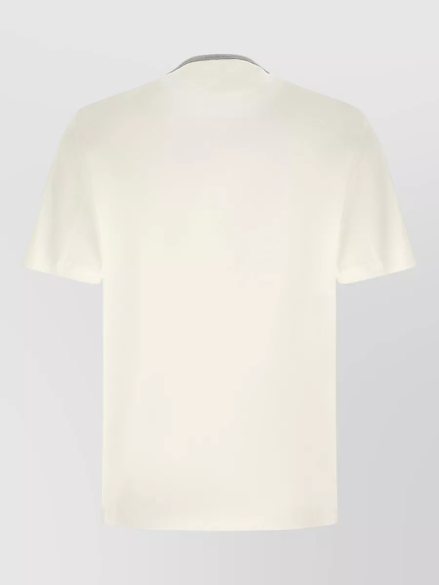 Brunello Cucinelli Graphic T Shirt Short Sleeves Crew Neck