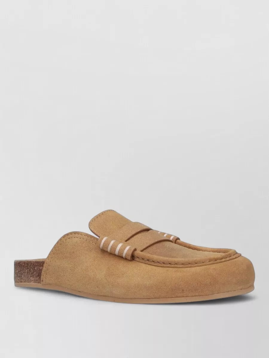 JW Anderson suede leather ballet mules