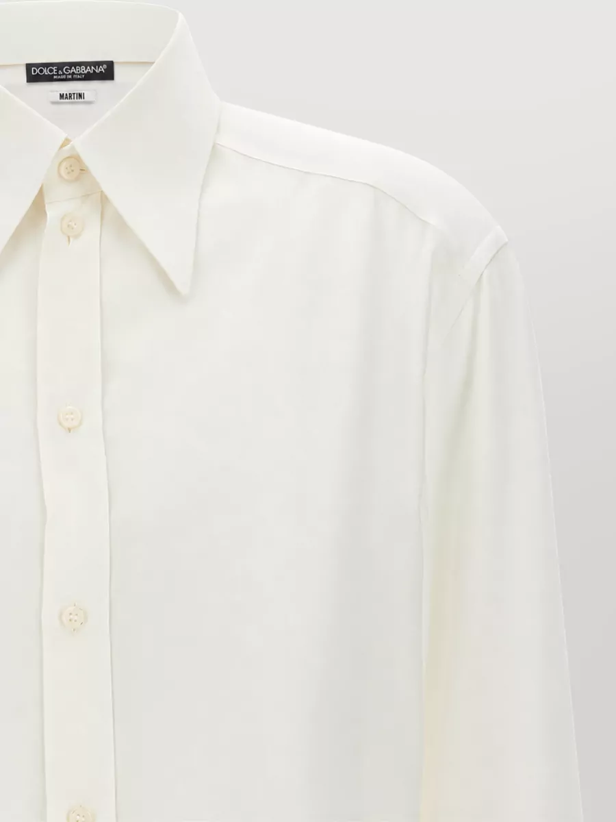 Dolce&Gabbana Silk Gold Fit Shirt
