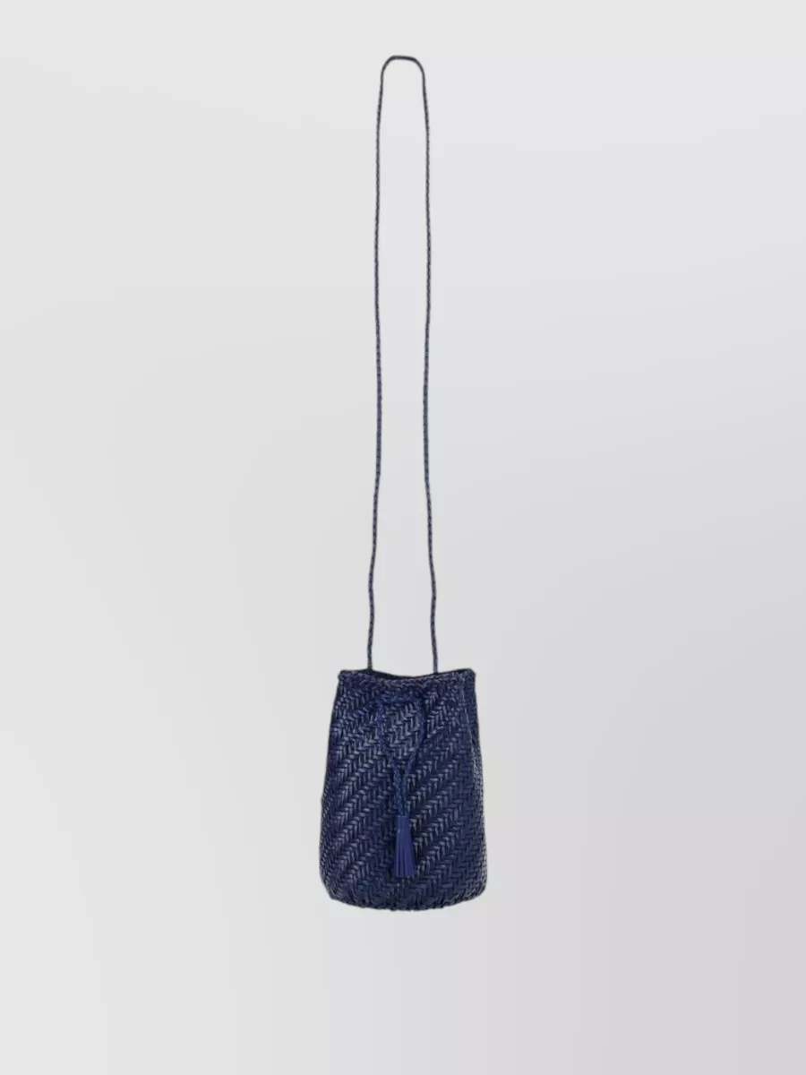 Dragon Diffusion Pompom Double Jump Leather Bucket Bag