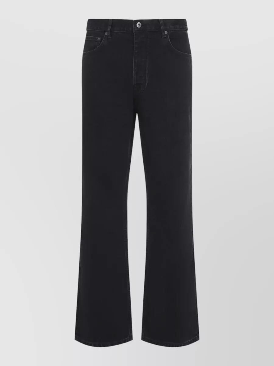 Off-White denim slim-fit straight-leg jeans