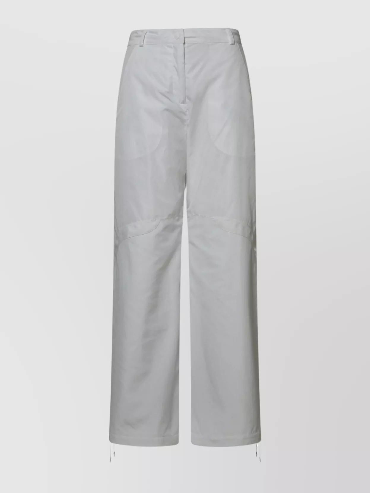 Shop Moncler Nylon Pants Drawstring Hems