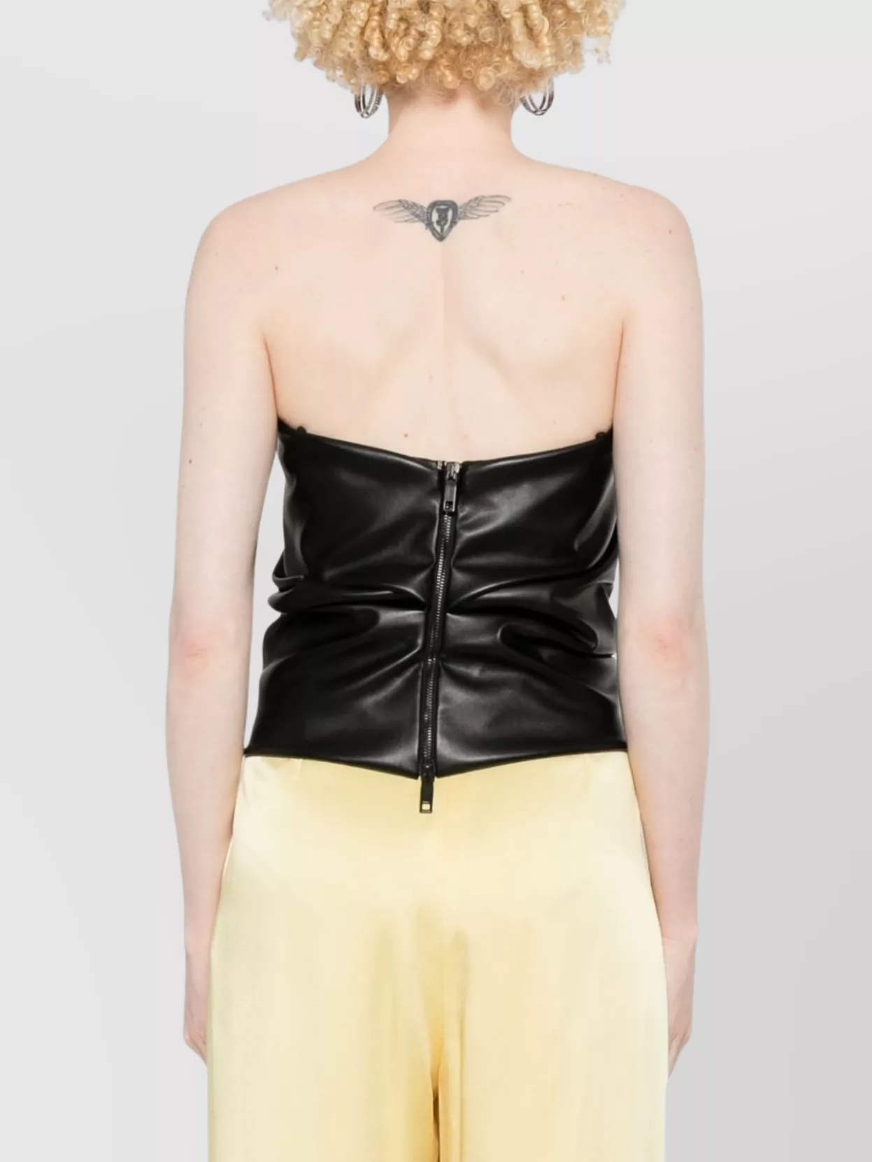 Sportmax Single-pleated Stella Flax Blend Palazzo Pants