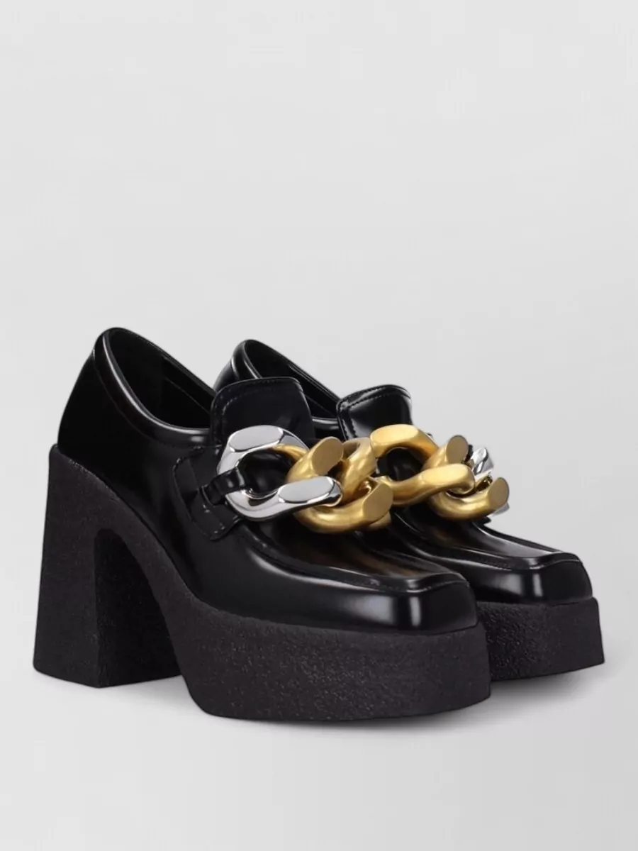 Stella Mccartney Leather Platform Loafers