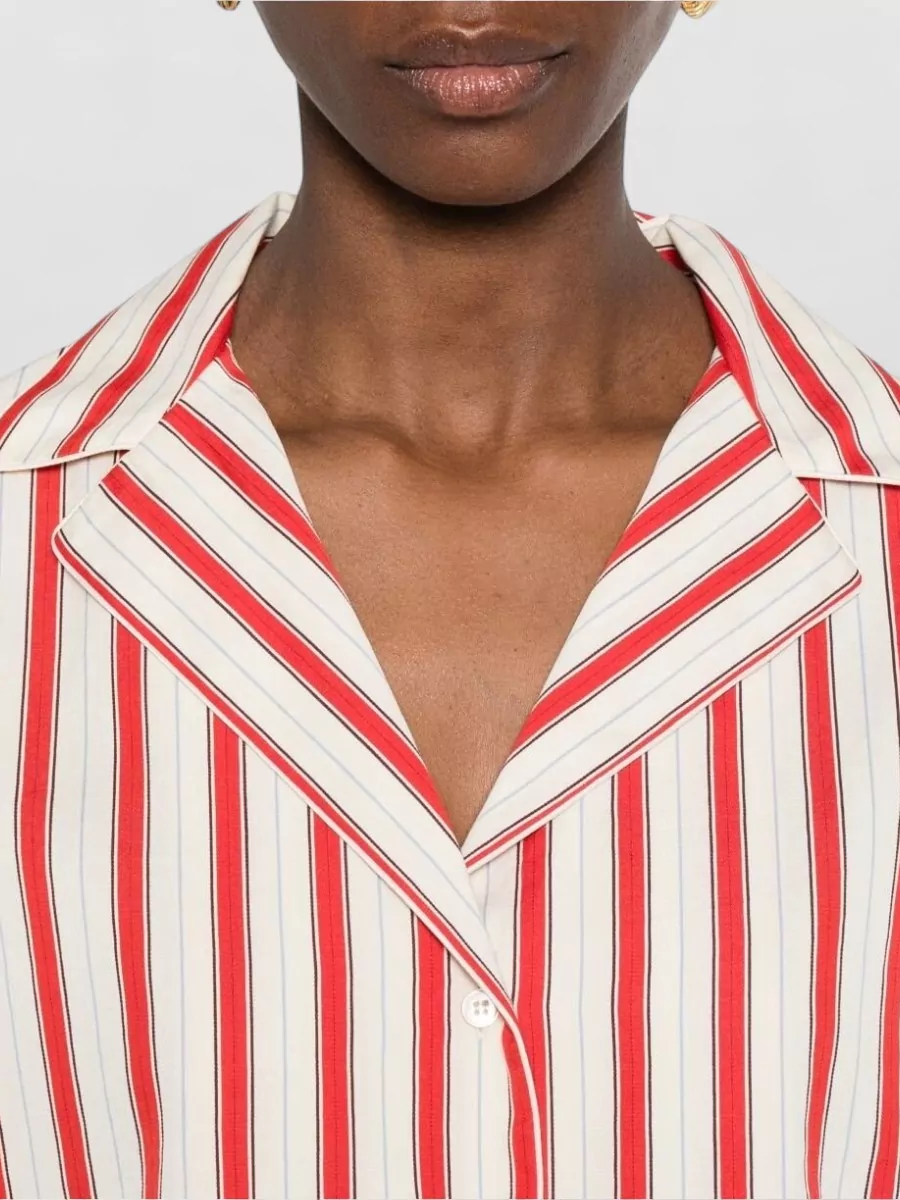 Forte Forte Striped Short-Sleeve Shirt