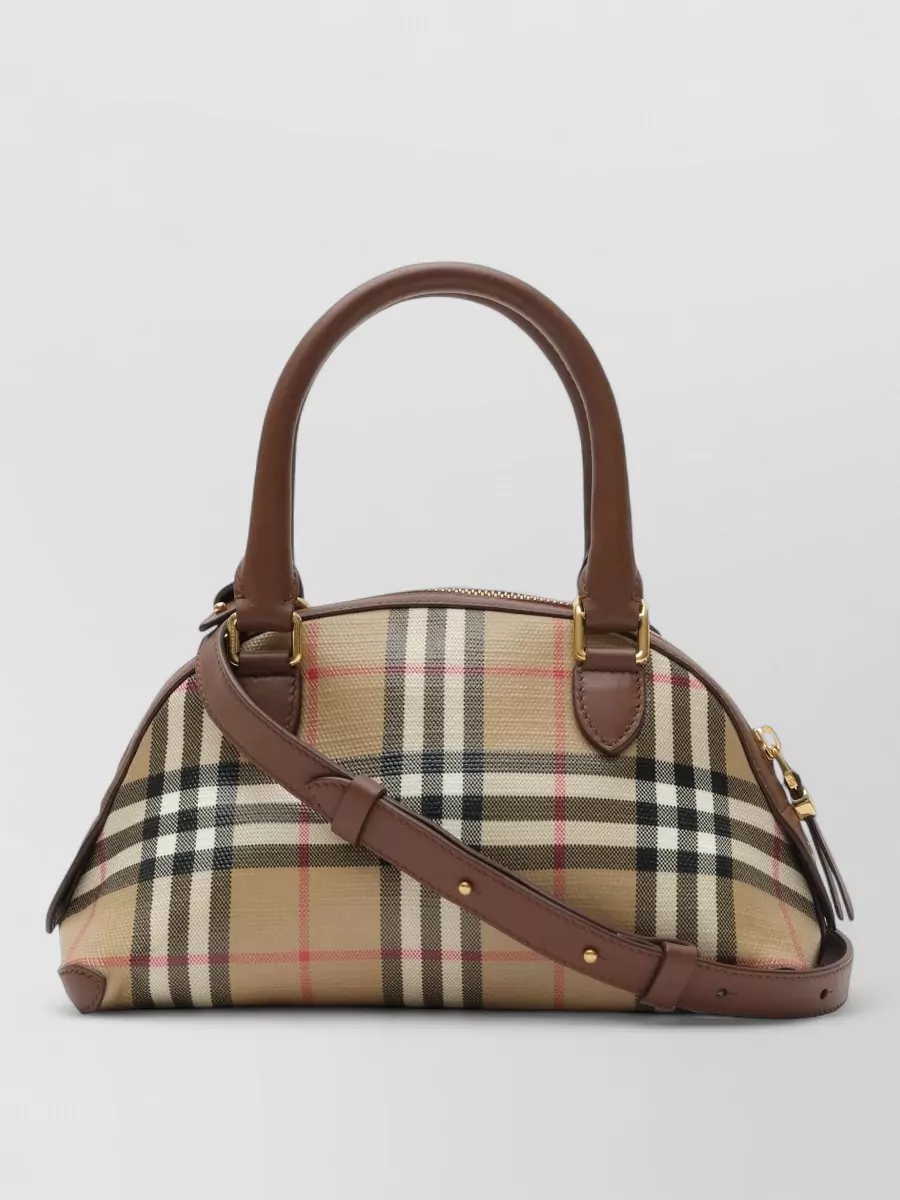 Burberry Mini primrose coated canvas shoulder bag