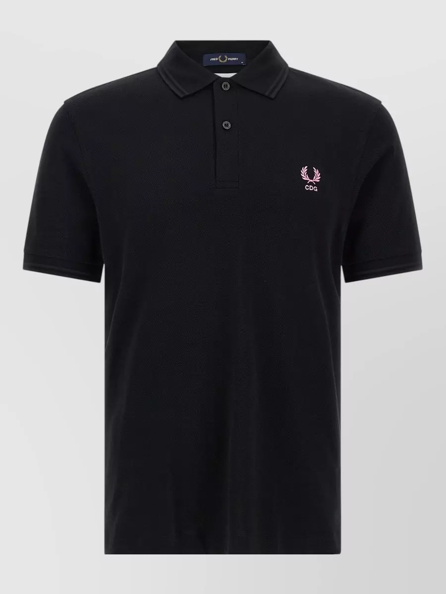Comme des Garçons cotton piqué short-sleeve polo shirt