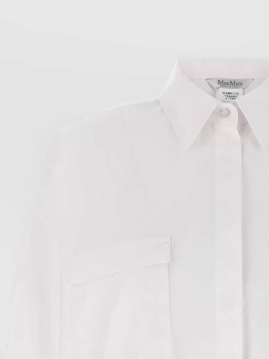 Max Mara Cotton Poplin Shirt
