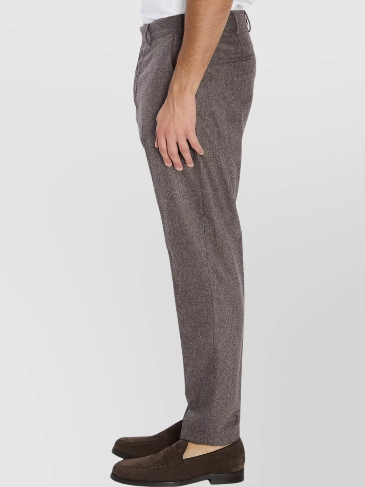 Pt Torino Tailored Stretch Trousers Featuring Pockets