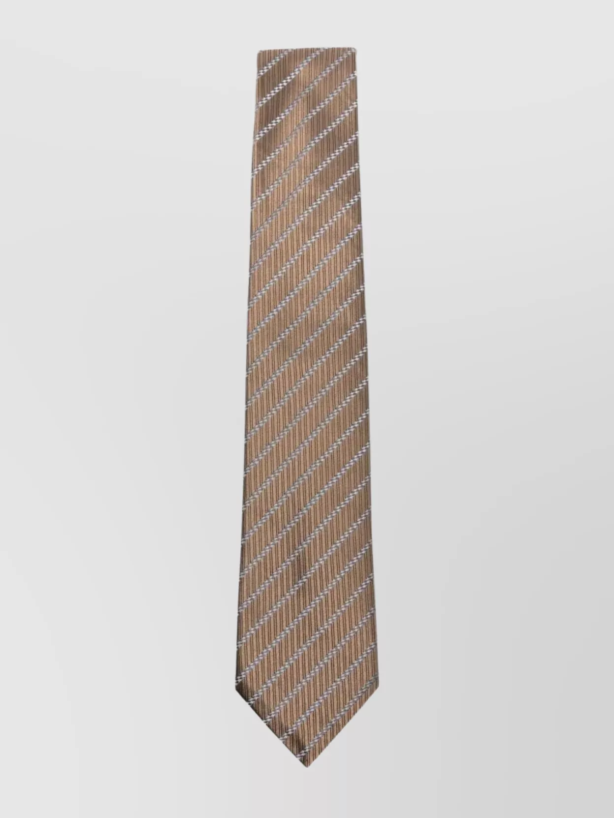 Emporio Armani Diagonal Stripes Tie Pointed Tip