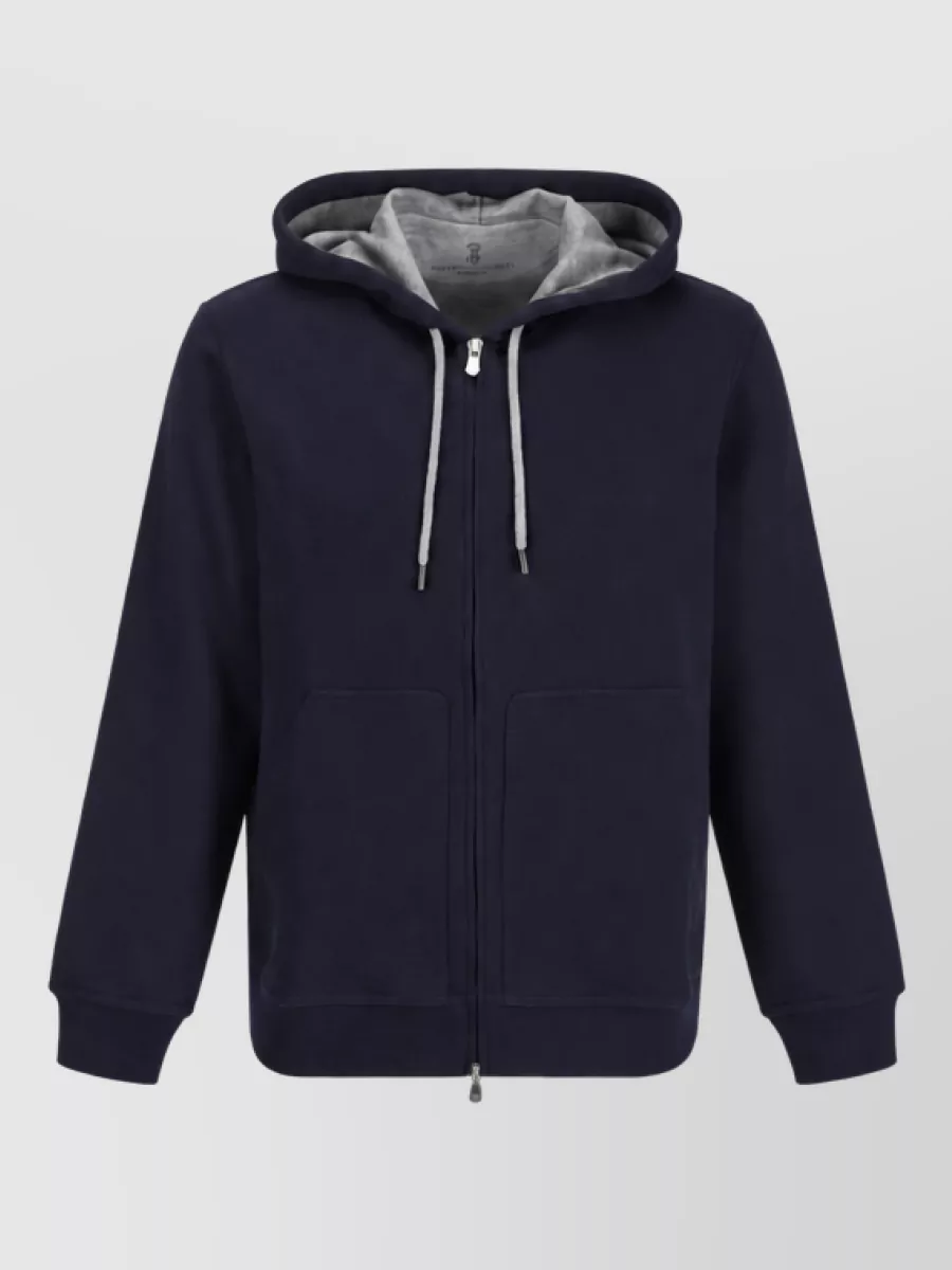Brunello Cucinelli cotton hooded jacket