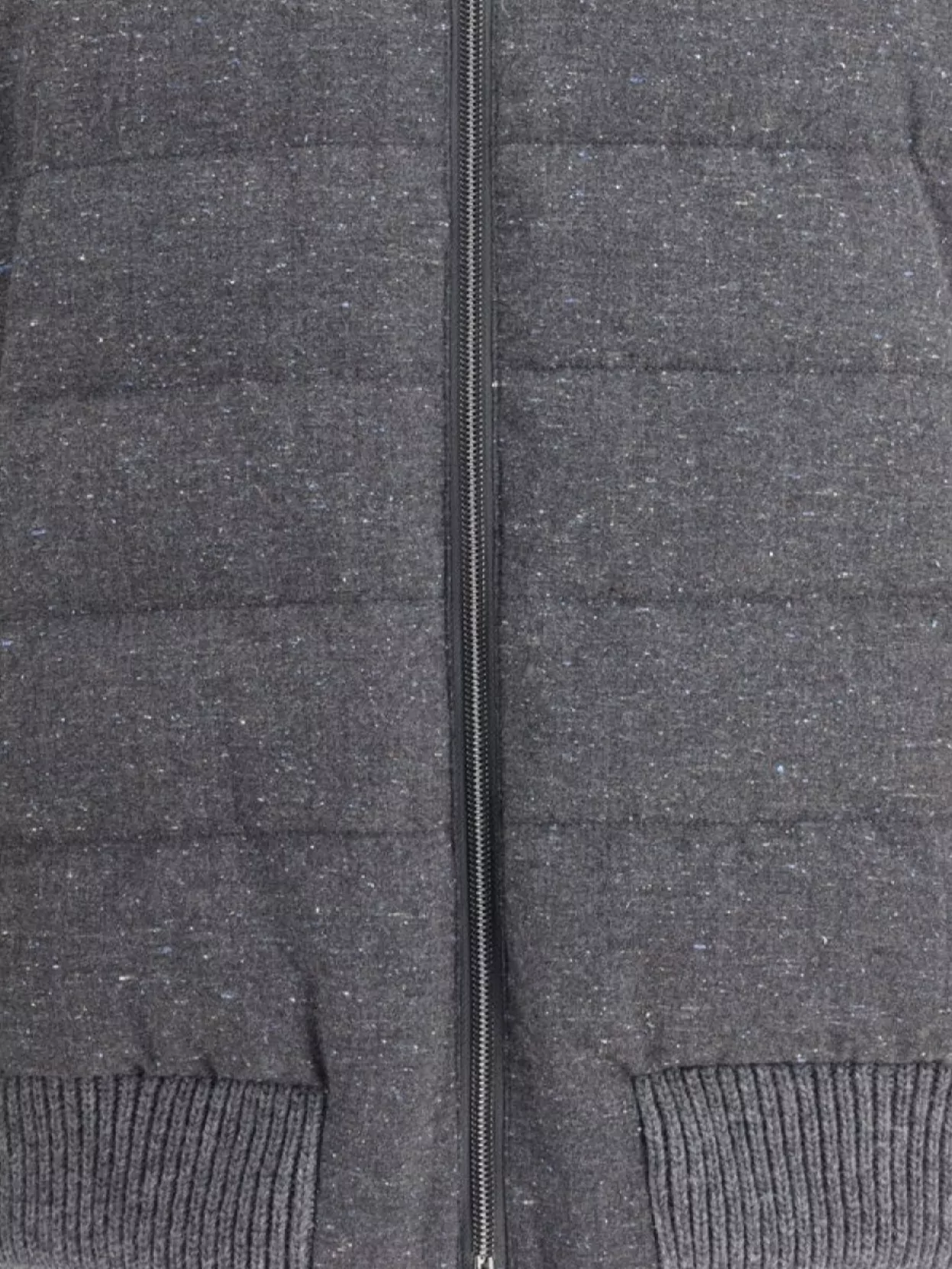 Herno Contemporary Wool Bomber Jacket With Quilted Design