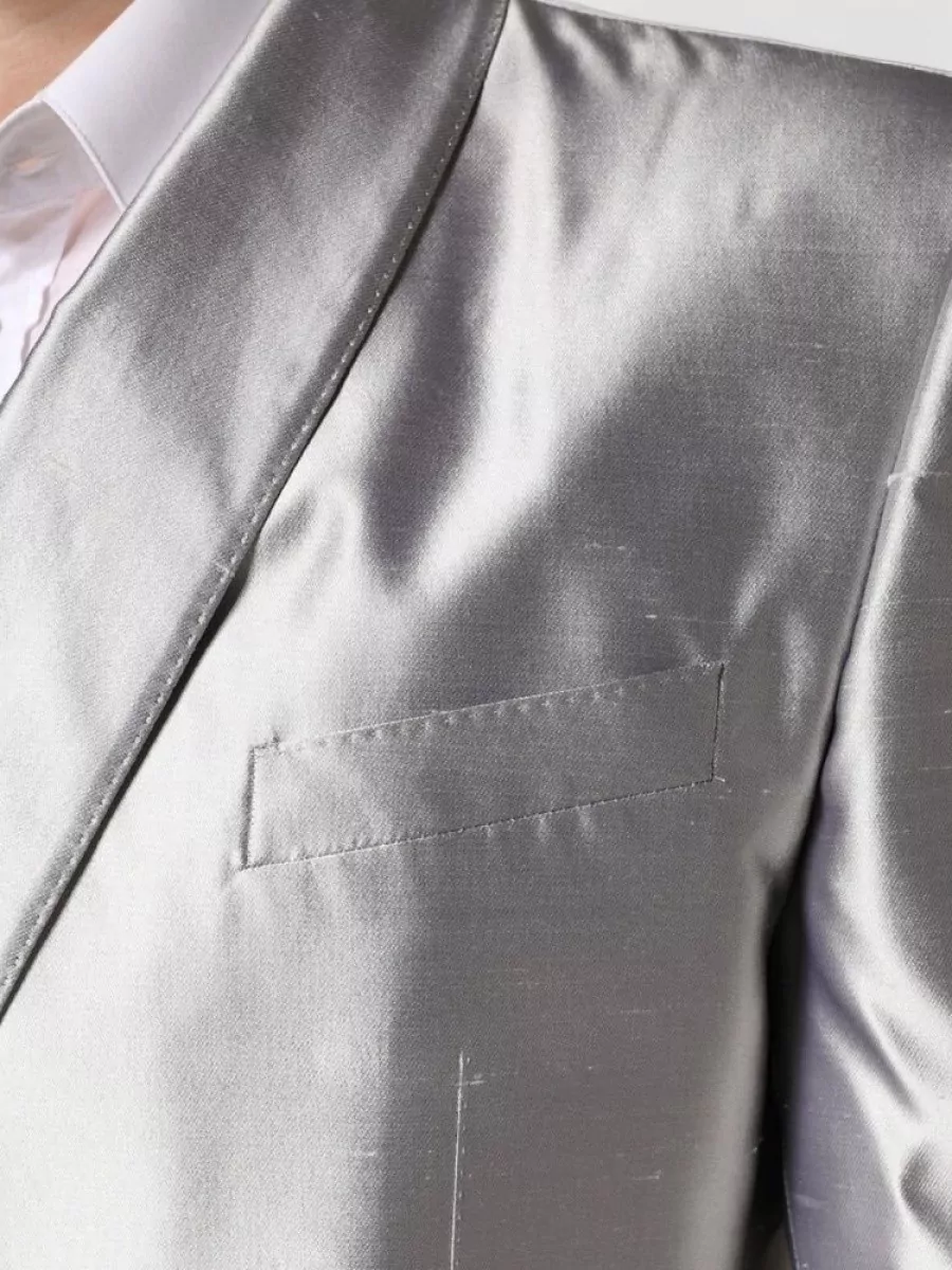 Dolce&Gabbana Silk Double Breasted Blazer