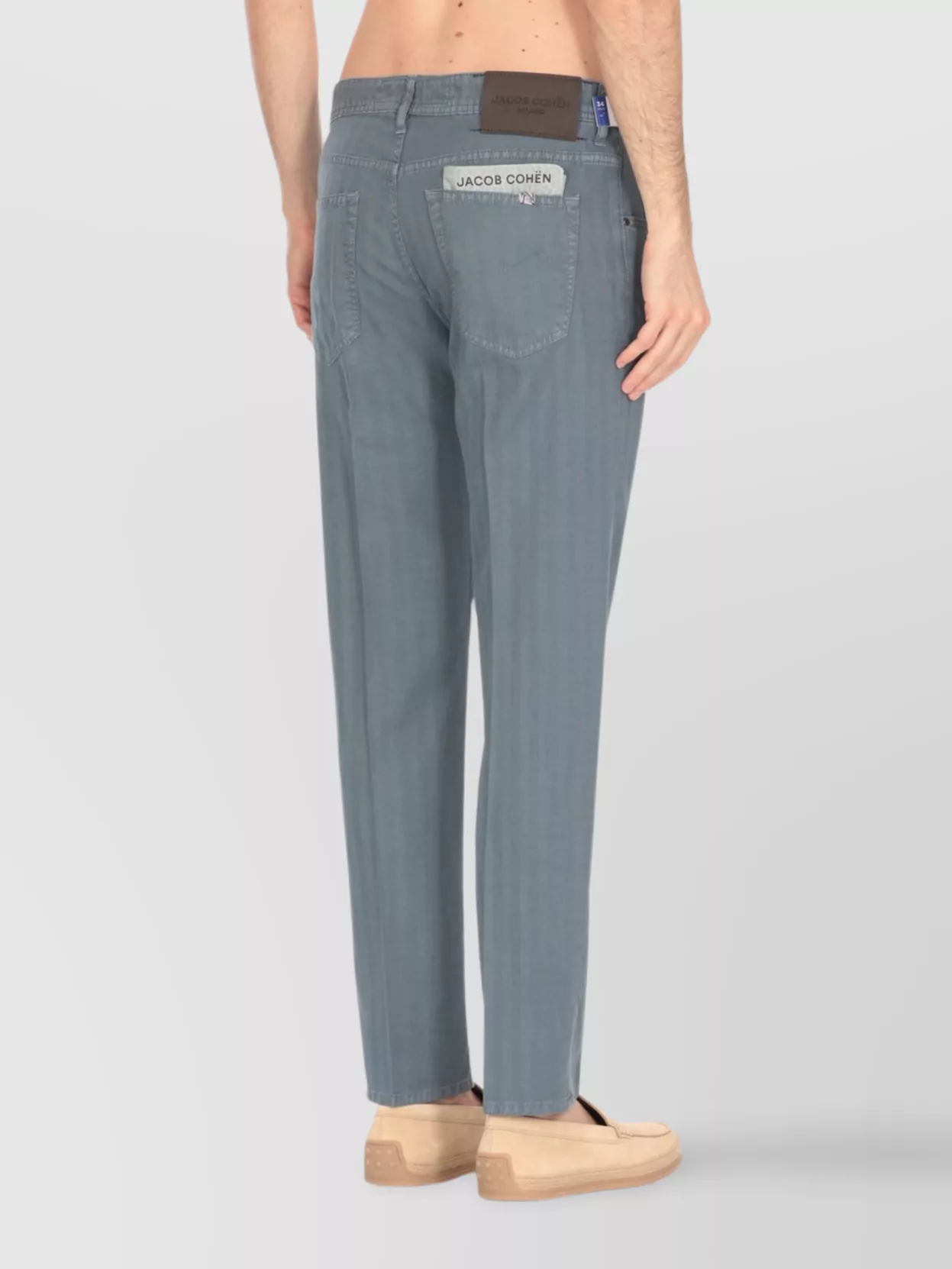 Jacob Cohen Straight Cotton Jeans Belt Loops