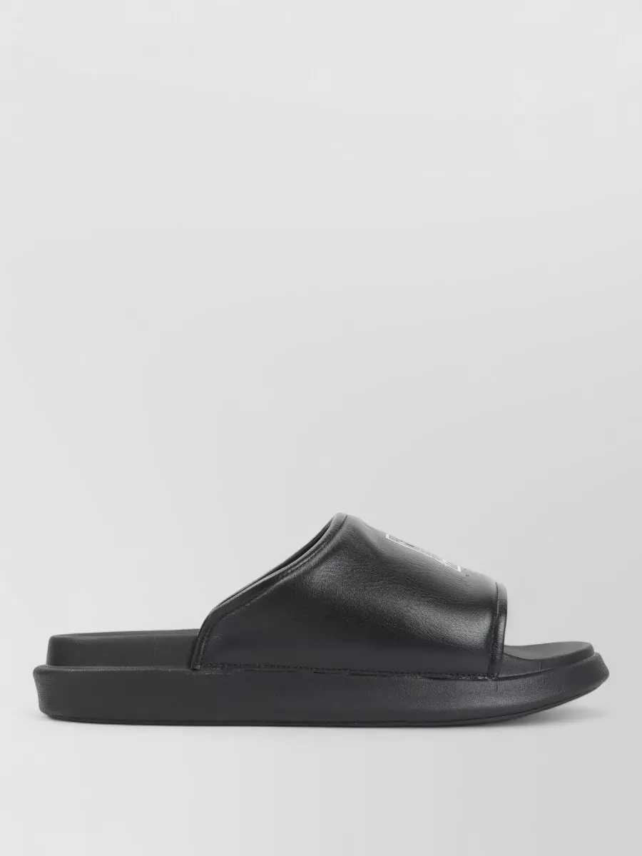 Y3 rubber slide sandals