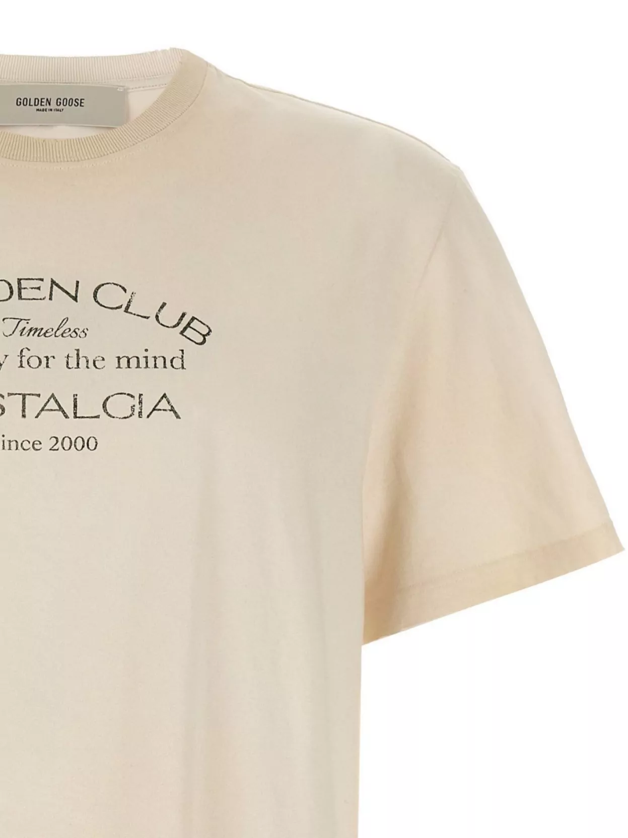 Shop Golden Goose Graphic Print Crew Neck Short Sleeve T-shirt