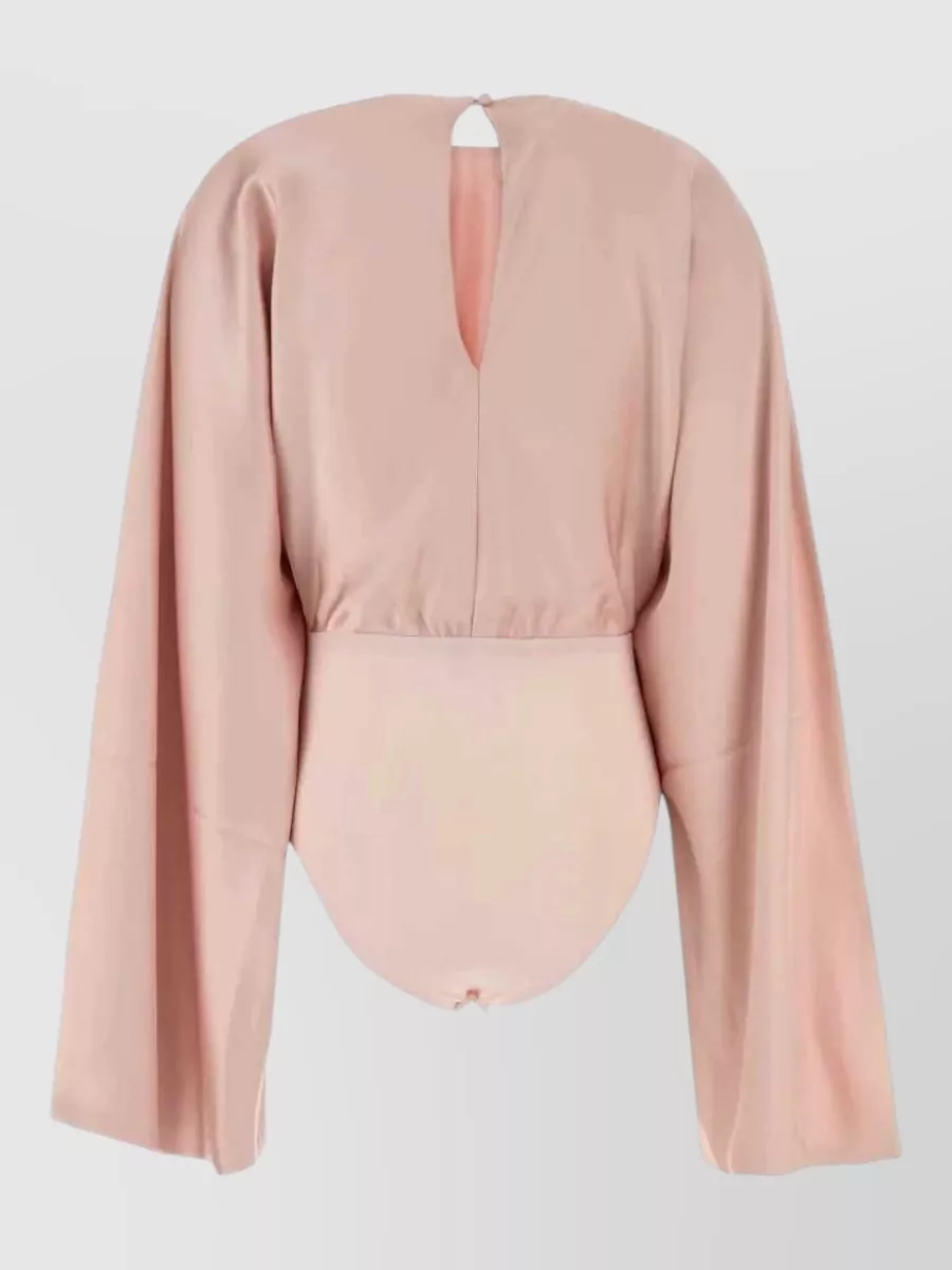 Norma Kamali Long-Sleeve Bodysuit