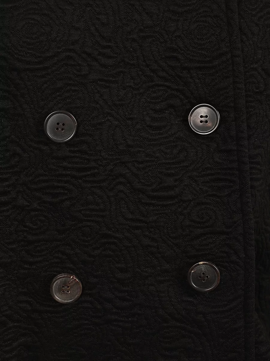 Dries Van Noten Jacquard Double-Breasted Fitted Jacket
