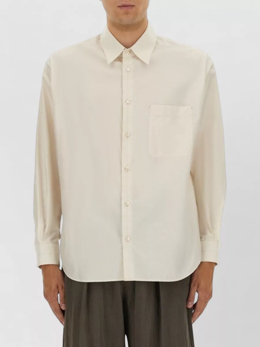 Lemaire Silk cotton regular-fit shirt