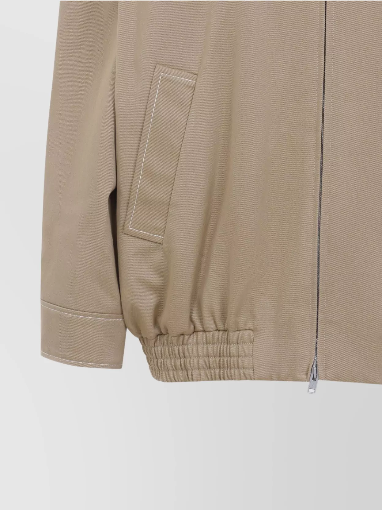 Marni Hooded Jacket With Embroidered Detail And Elasticated Hem