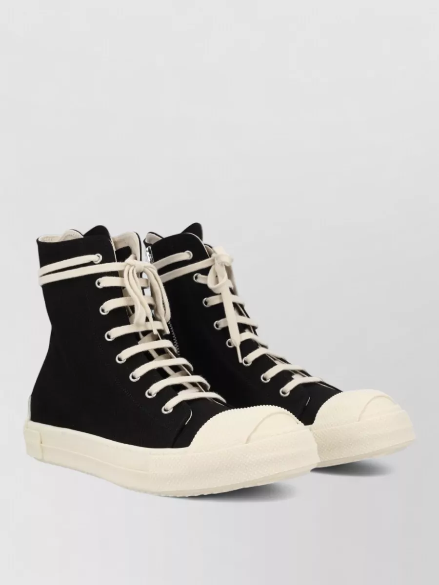 Rick Owens Drkshdw denim high-top sneakers